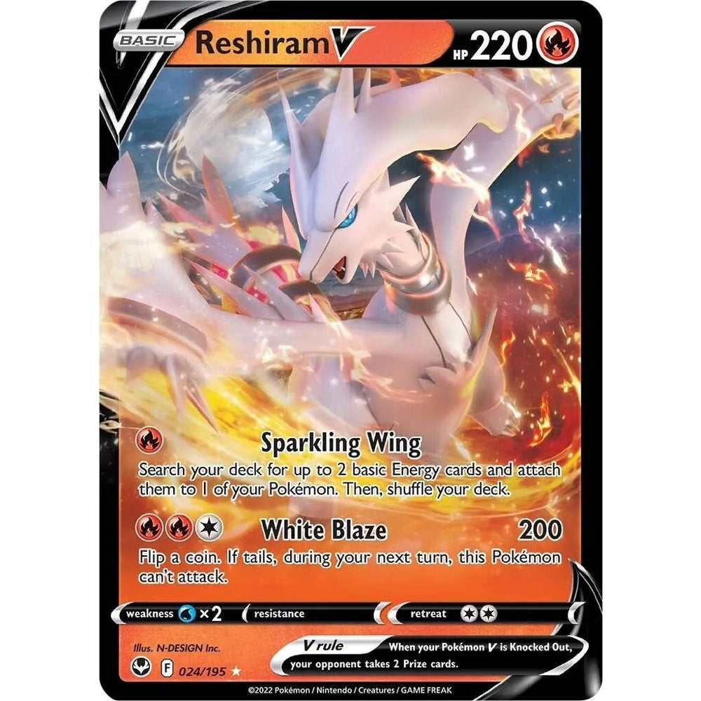 Reshiram V (024/195) (SWSH12)