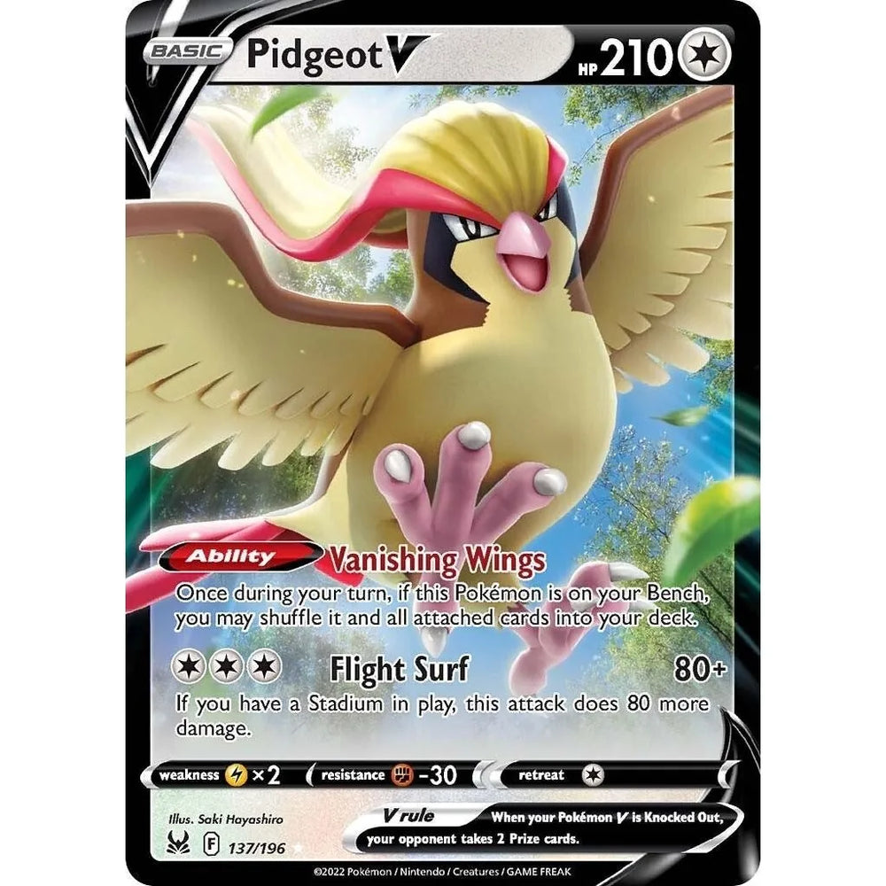 Pidgeot V (137/196) (SWSH11)
