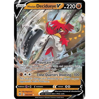 Hisuian Decidueye V (083/189) (SWSH10)
