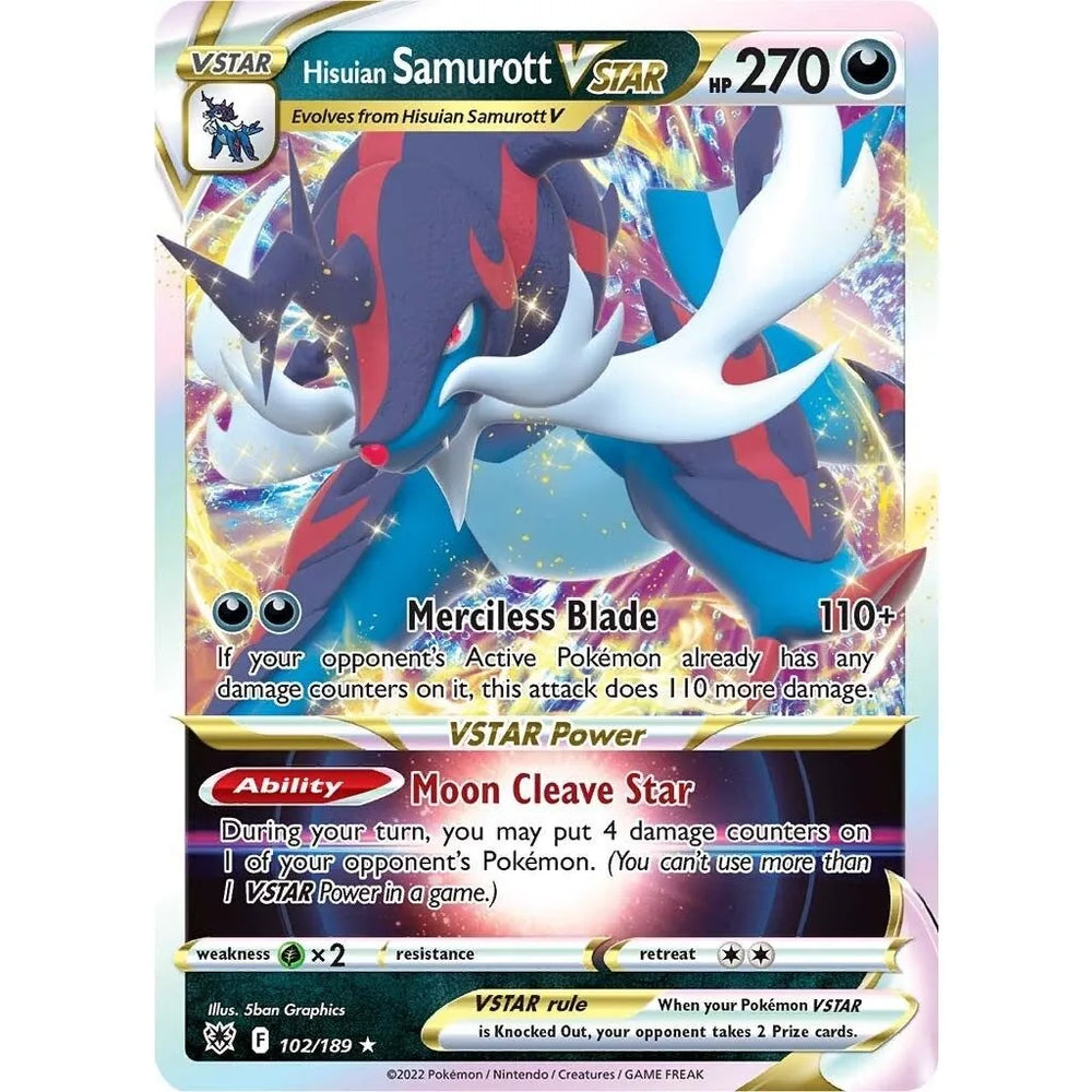 Samurott de Hisui VSTAR (102/189) (SWSH10)