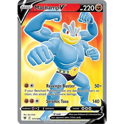 Machamp V (Full Art) (171/189) (SWSH10)