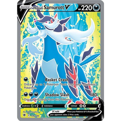 Hisuian Samurott V (Full Art) (176/189) (SWSH10)