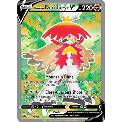 Hisuian Decidueye V (Full Art) (173/189) (SWSH10)