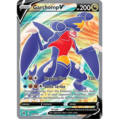 Garchomp V (Full Art) (178/189) (SWSH10)