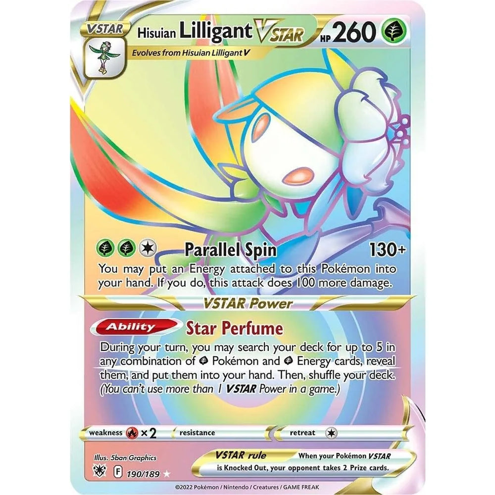 Lilligant de Hisui VSTAR (Secret) (190/189) (SWSH10)