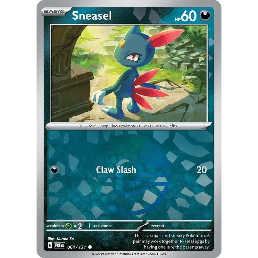 Sneasel (Poke Ball Pattern) (061/131) (PRE)