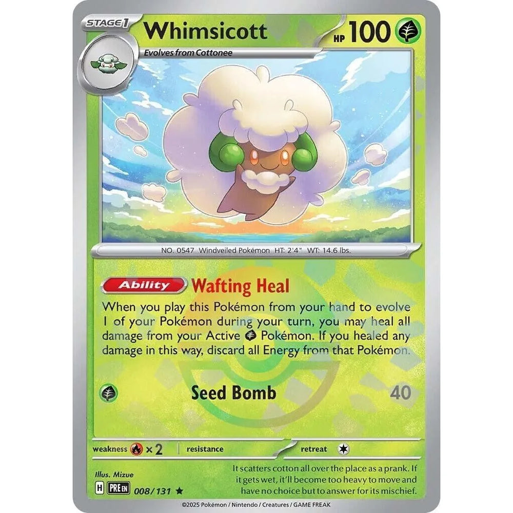 Whimsicott (Poke Ball Pattern) (008/131) (PRE)