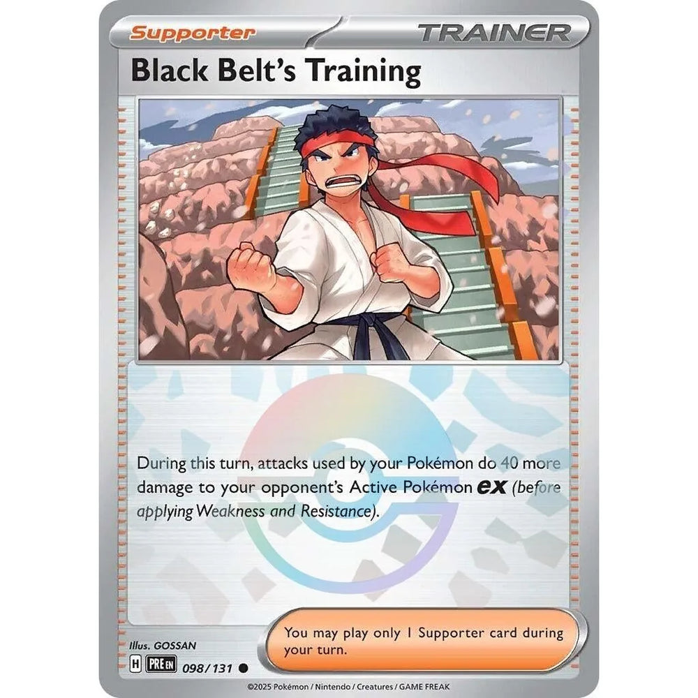 Ceinture Noire - 098/131 (Motif Poké Ball) (098/131) (PRE)