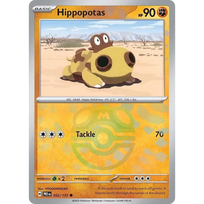 Hippopotas (Motif Poké Ball) (052/131) (PRE)