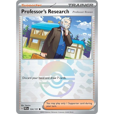 Recherche du Professeur [Professeur Rowan] (Motif Poké Ball) (124/131) (PRE)