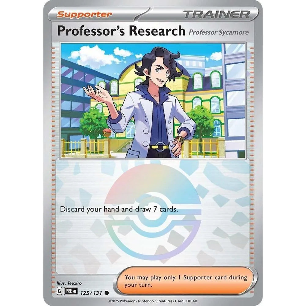 Recherche du Professeur [Professeur Sycamore] (Motif Poké Ball) (125/131) (PRE)