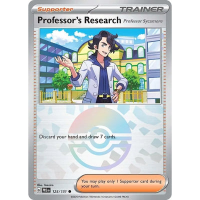Recherche du Professeur [Professeur Sycamore] (Motif Poké Ball) (125/131) (PRE)