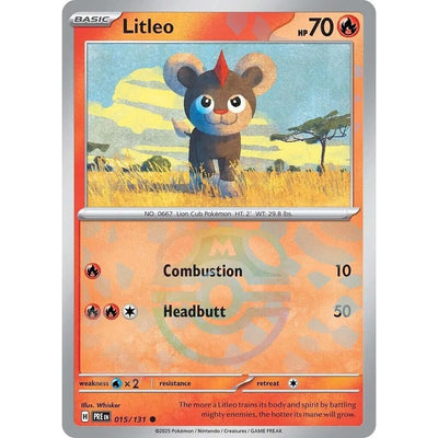 Litleo (Motif Poké Ball) (015/131) (PRE)
