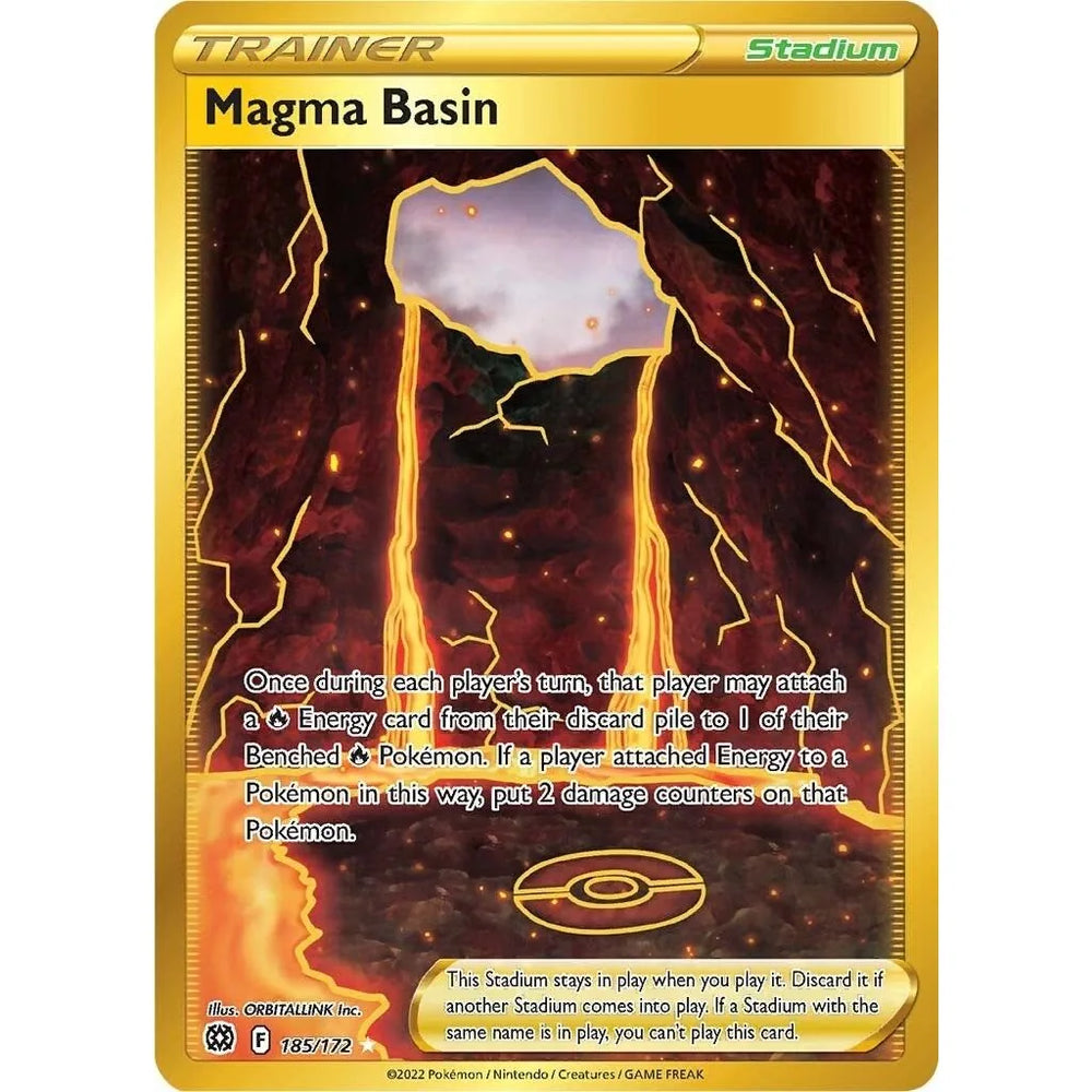 Bassin Magma (Secret) (185/172) (SWSH09)