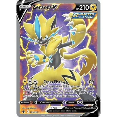 Zeraora V (Art Complet) (165/198) (SWSH06)