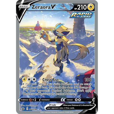 Zeraora V (Art Alternatif Complet) (166/198) (SWSH06)