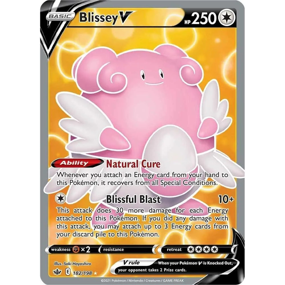Blissey V (Full Art) (182/198) (SWSH06)