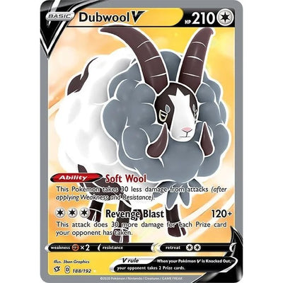 Dubwool V (Full Art) (188/192) (SWSH02)