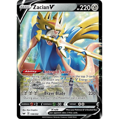 Zacian V (138/202) (SWSH01)