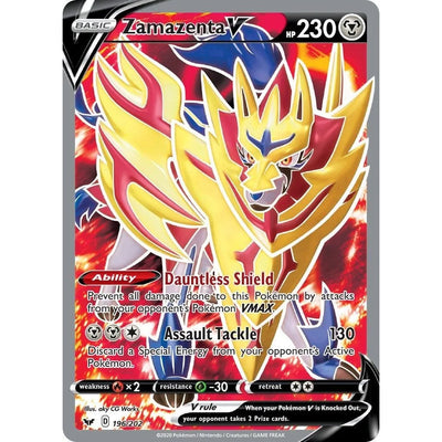 Zamazenta V (Full Art) (196/202) (SWSH01)