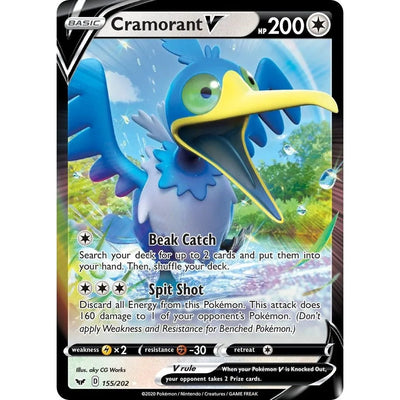 Cramorant V (155/202) (SWSH01)