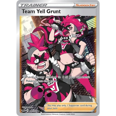 Team Yell Grunt (Full Art) (202/202) (SWSH01)