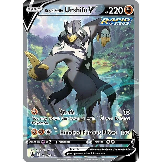 Urshifu Rapide Poing V (Art Alternatif Complet) (153/163) (SWSH05)