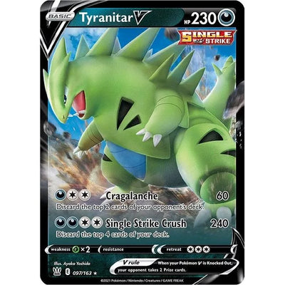 Tyranitar V (097/163) (SWSH05)