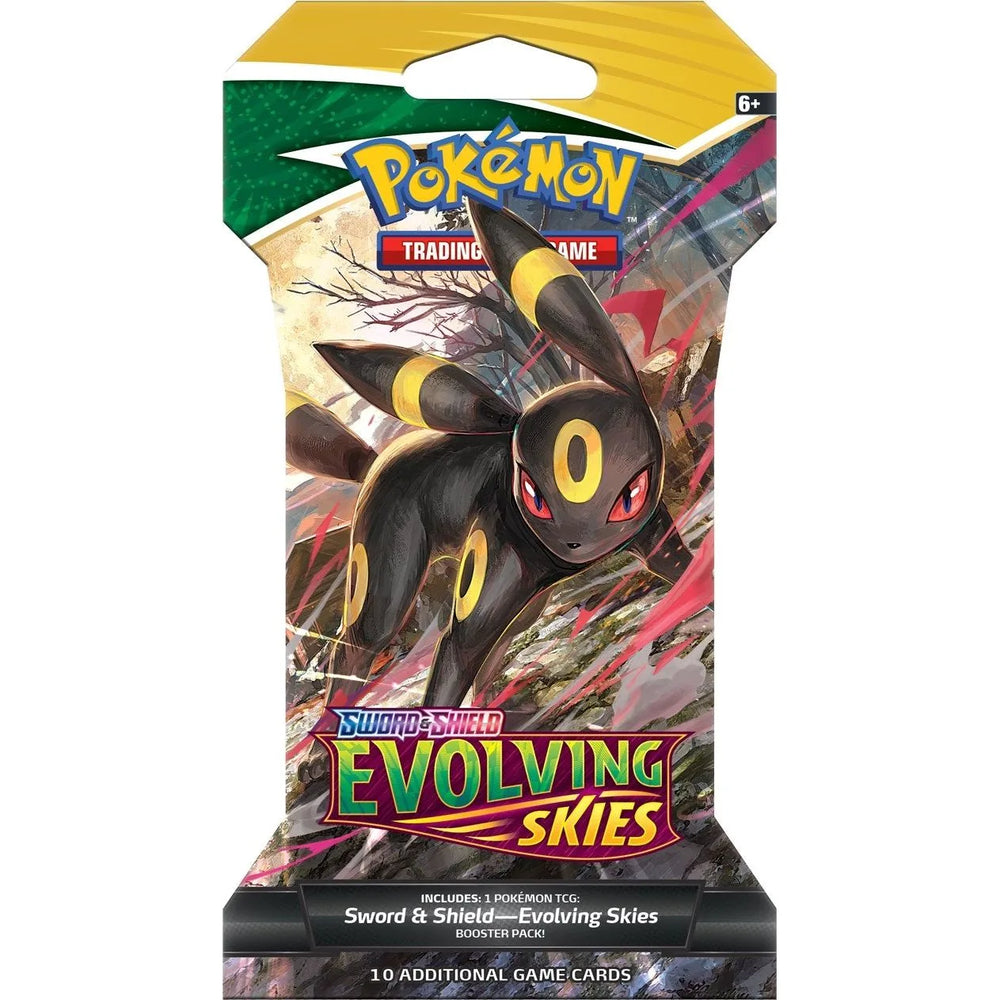 Paquet de 10 cartes Evolving Skies sous pochette