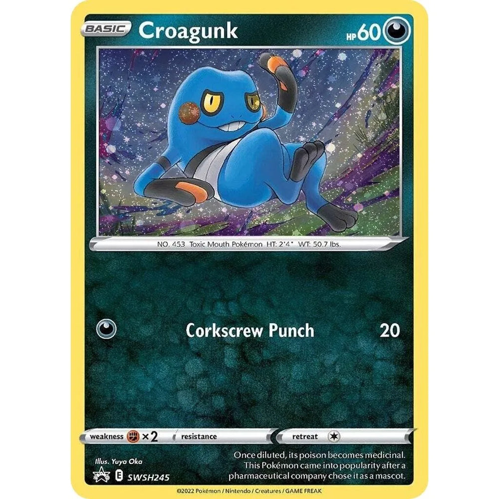 Croagunk - SWSH245 (Cosmos Holo) (SWSH245) (SWSD)