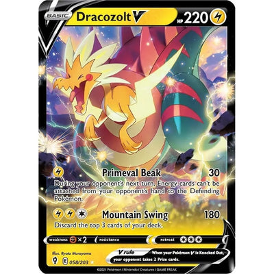 Dracozolt V (058/203) (SWSH07)