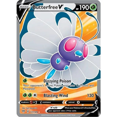 Butterfree V (Plein Art) (177/189) (SWSH03)