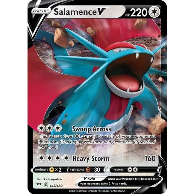 Salamence V (143/189) (SWSH03)