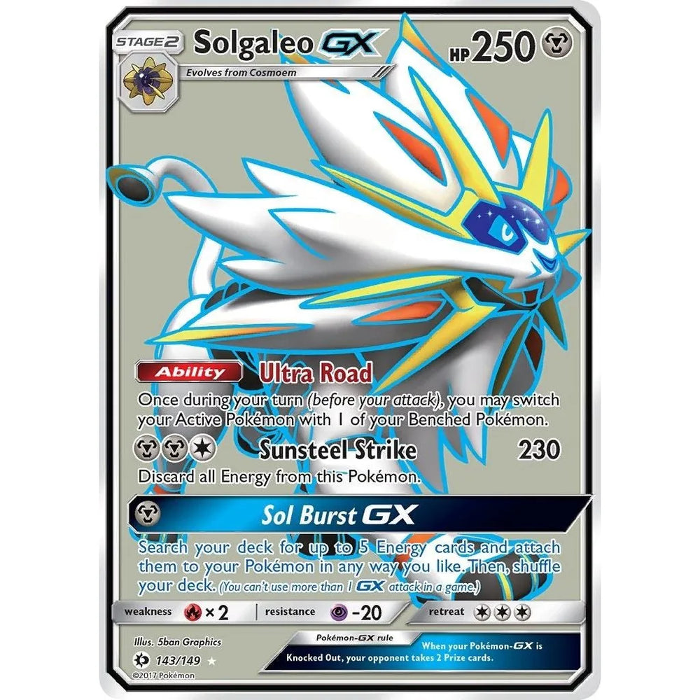 Solgaleo GX (Art Complet) (143/149) (SM01)