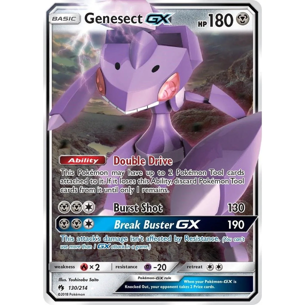 Genesect GX (130/214) (SM8)