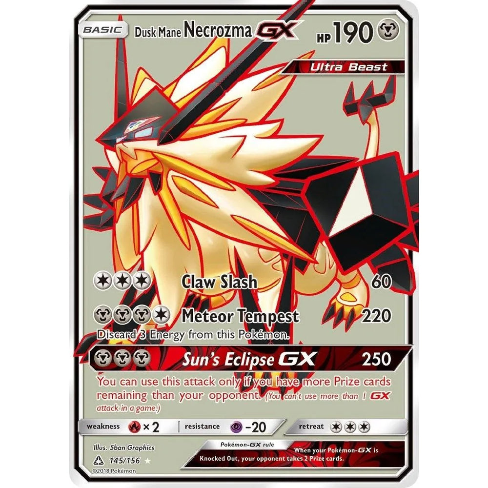 Necrozma Crépuscule GX (Plein Art) (145/156) (SM05)