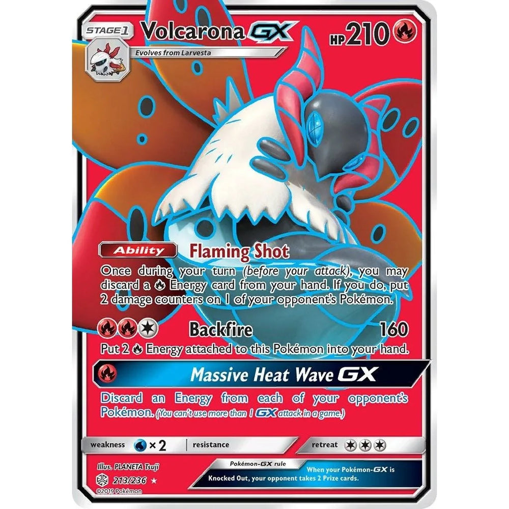 Volcarona GX (Art Complet) (213/236) (SM12)