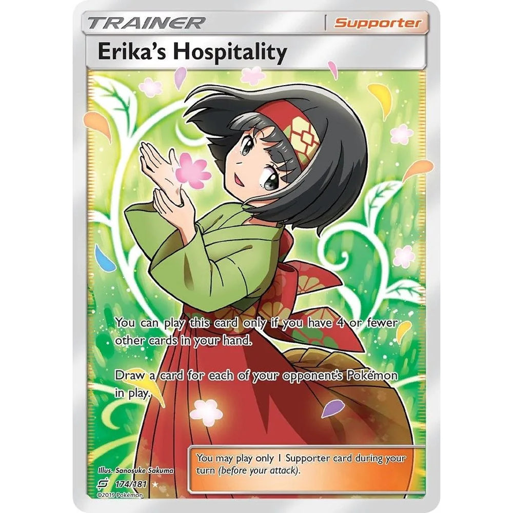 Erika's Hospitality (Full Art) (174/181) (SM9)