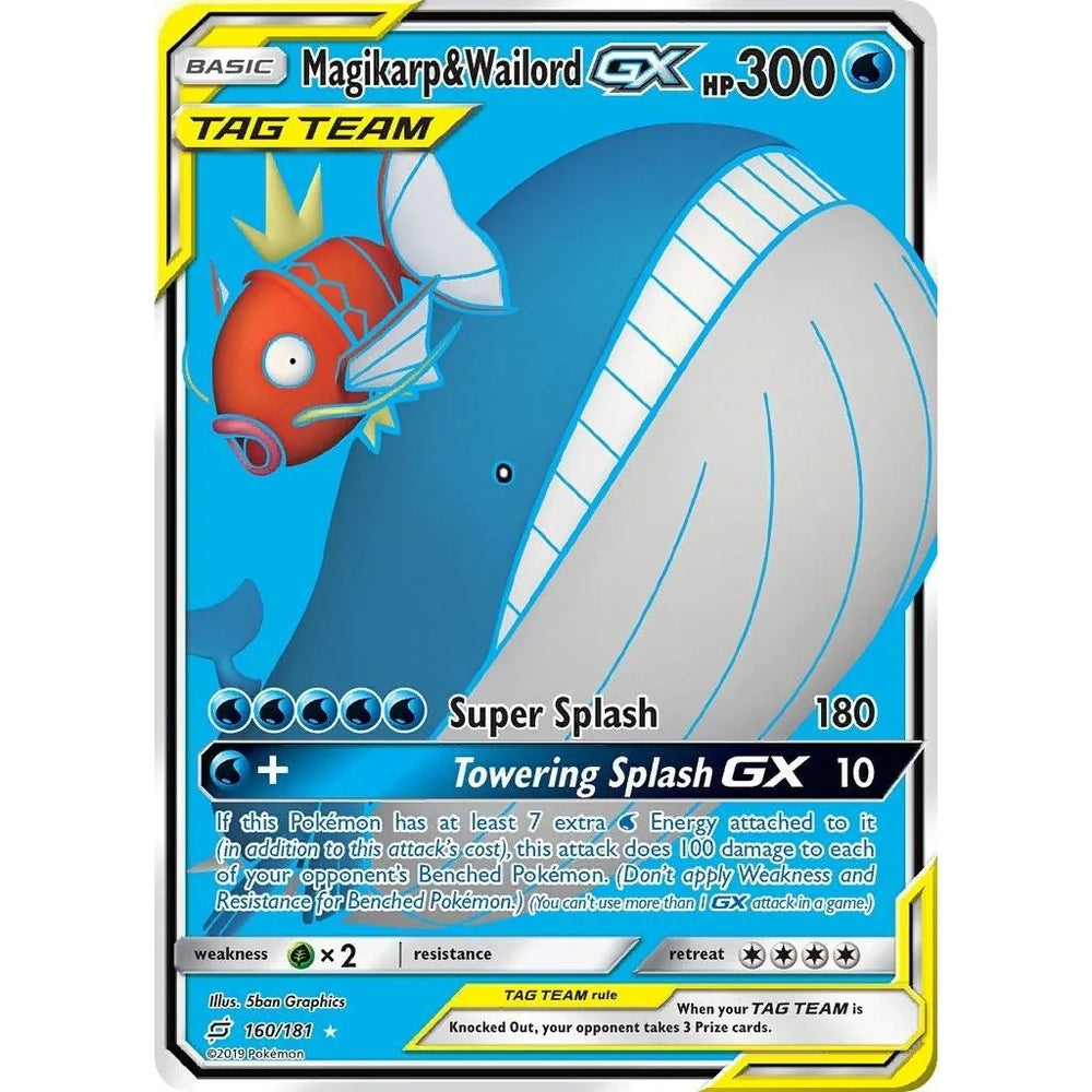 Magikarp & Wailord GX (Full Art) (160/181) (SM9)