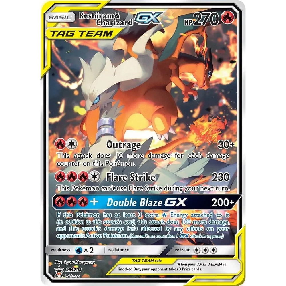 Reshiram & Charizard GX - SM201 (SM201) (SMP)