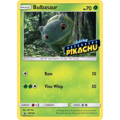 Bulbizarre - SM198 (Pikachu détective estampillé) (SM198) (SMP)