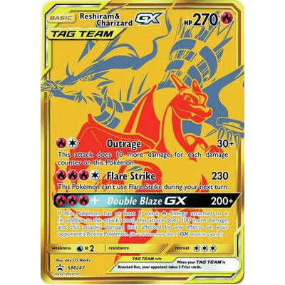 Reshiram & Charizard GX - SM247 (SM247) (SMP)