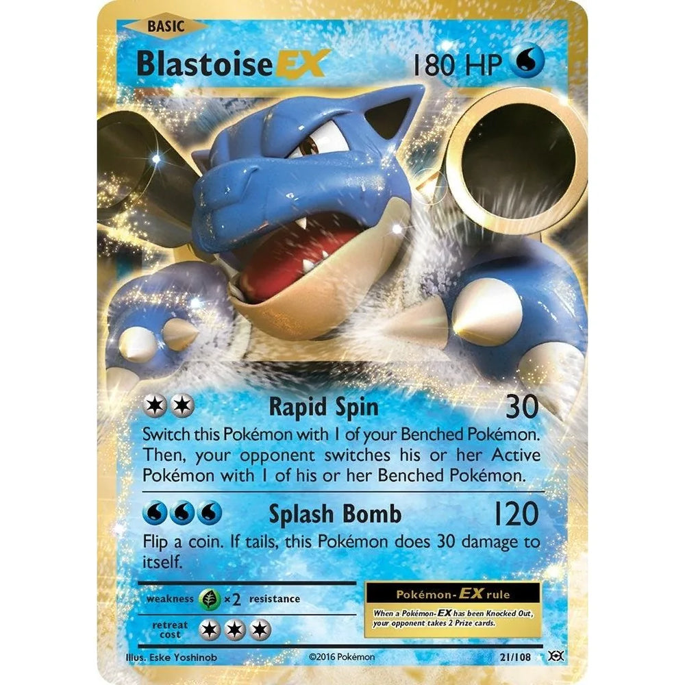 Blastoise EX (21/108) (EVO)