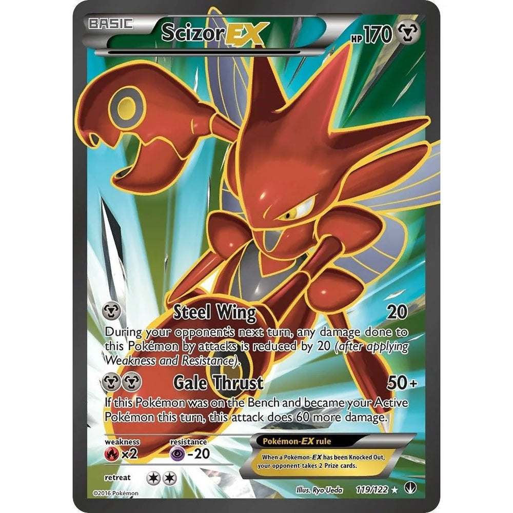 Scizor EX (Full Art) (119/122) (BKP)