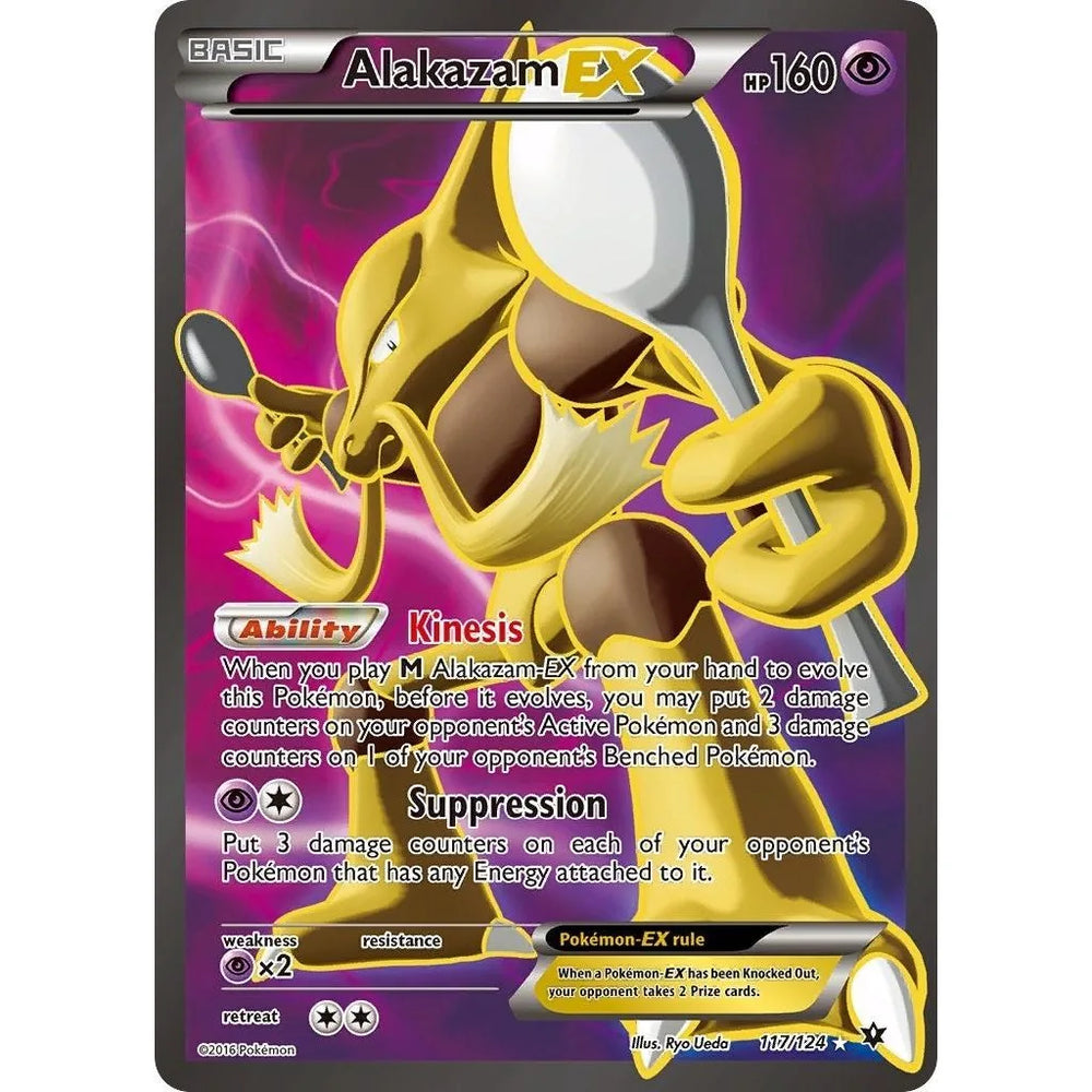 Alakazam EX (Full Art) (117/124) (FCO)
