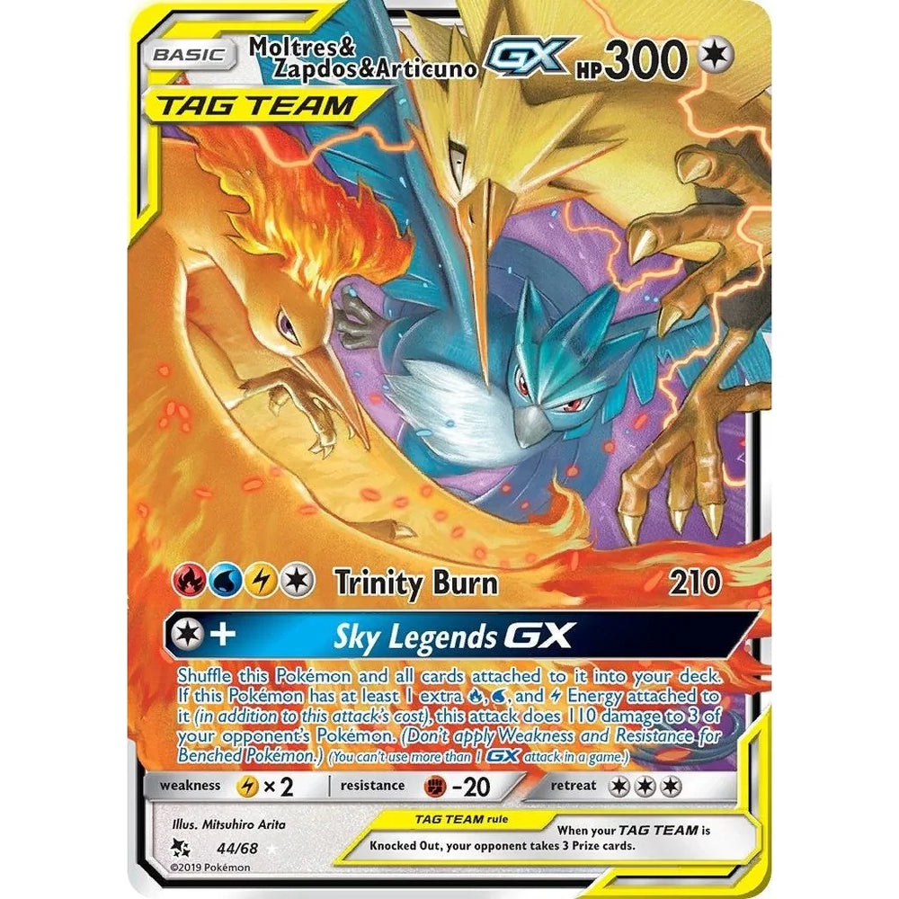 Moltres & Zapdos & Articuno GX (44/68) (HIF)