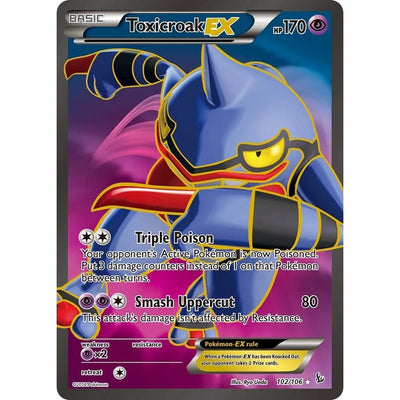 Toxicroak EX (102 Pleine Art) (102/106) (FLF)