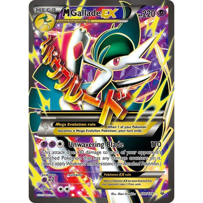 M Gallade EX (100 Full Art) (100/108) (ROS)