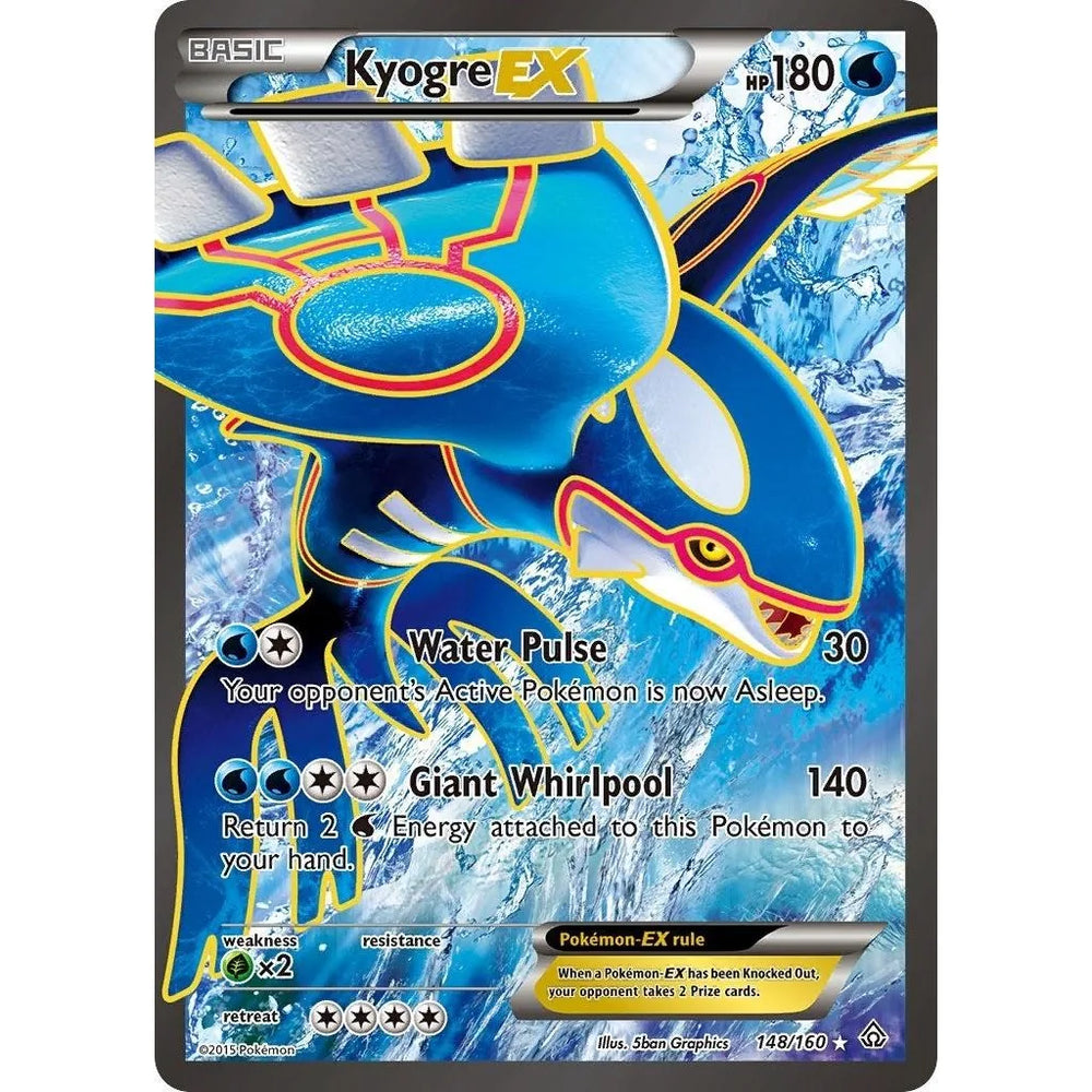Kyogre EX (148 Full Art) (148/160) (PRC)