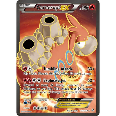 Camerupt EX (146 Full Art) (146/160) (PRC)